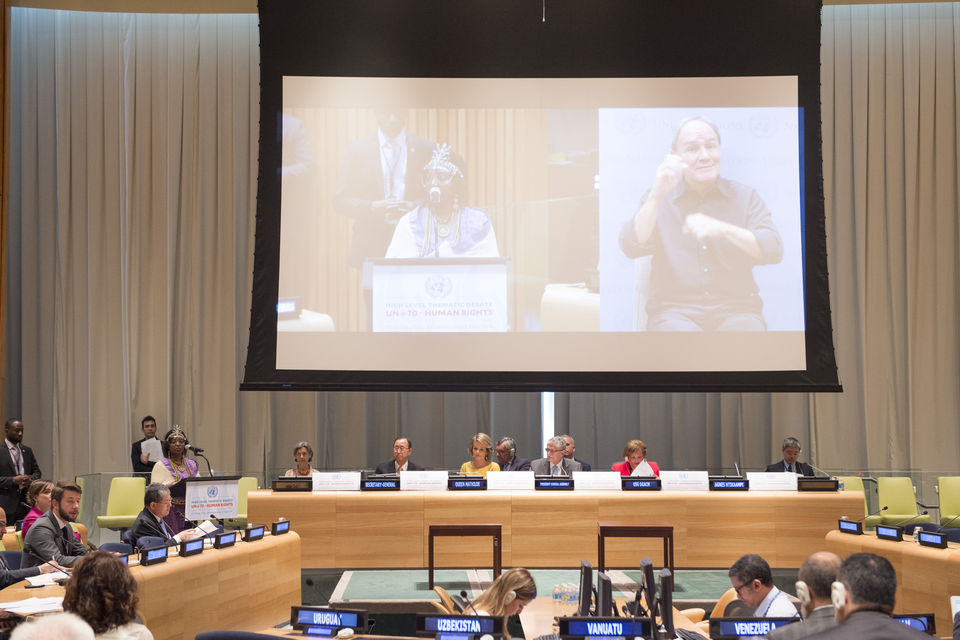 Statement by the delegation of Ukraine at the High-Level Thematic Debate of the United Nations General Assembly “Human rights at the centre of the global agenda”