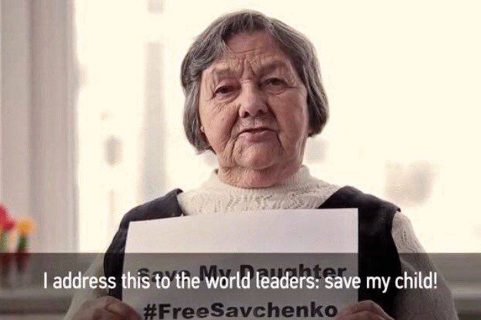 Nadiya Savchenko's Mother Appeal to the World's Leaders: Save my daughter!