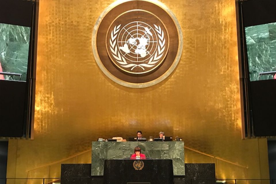 Statement by the Deputy Minister for Social Affairs of Ukraine Ms. Nataliia Fedorovych at the UNGA meeting on the appraisal of the United Nations Global Plan of Action to Combat Trafficking in Persons