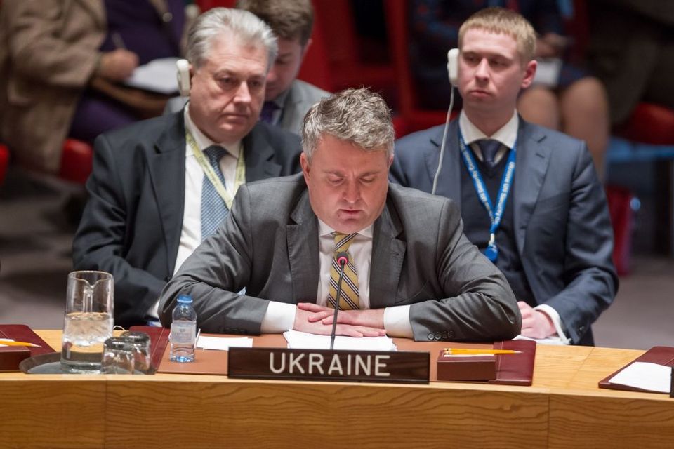 Deputy Minister for Foreign Affairs of Ukraine Mr. Sergiy Kyslytsya visited UN Headquarters