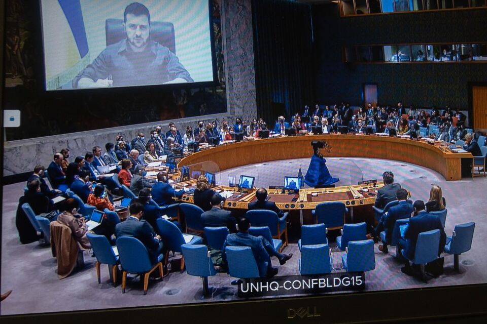 Statement by President of Ukraine Volodymyr Zelenskyy at the UN Security Council