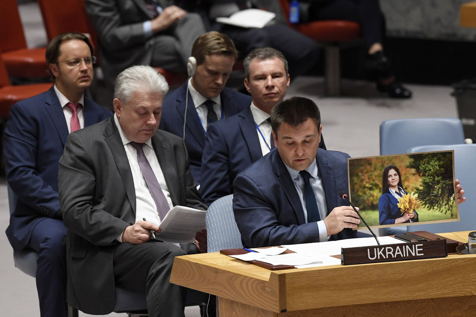 Statement by H.E. Mr. Pavlo Klimkin, Minister for Foreign Affairs of Ukraine, at the UNSC meeting on Ukraine