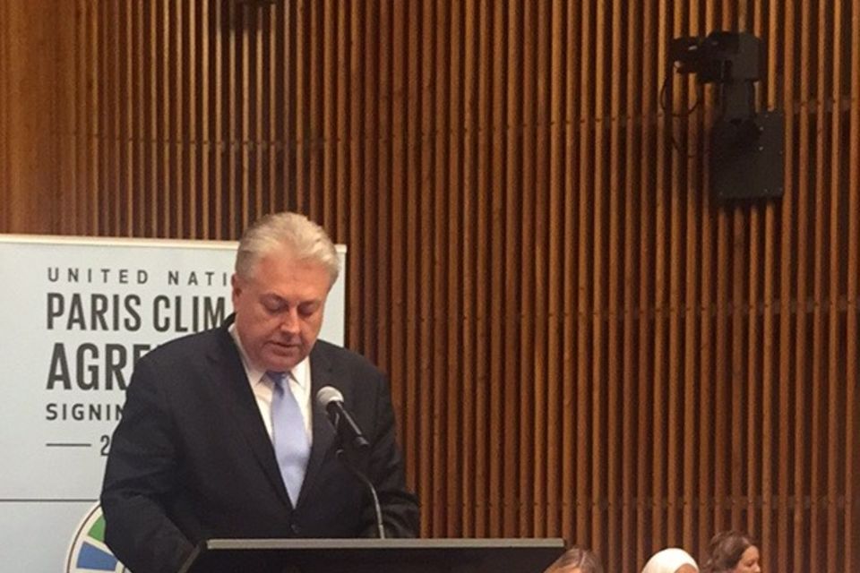 Statement by the delegation of Ukraine at the Signature Ceremony for the Paris Agreement 